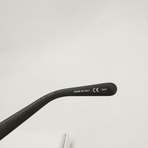 Stella McCartney Snake Skin Leopard Print Black White Square Sunglasses - Picture 4 of 5